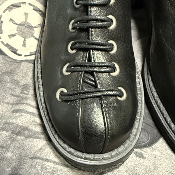 JOHN FLUVOG SLACKER VAGABOND LACE UP CORSET TOE MID CALF BOOTS SZ 8 LIKE NEW - Picture 11 of 16